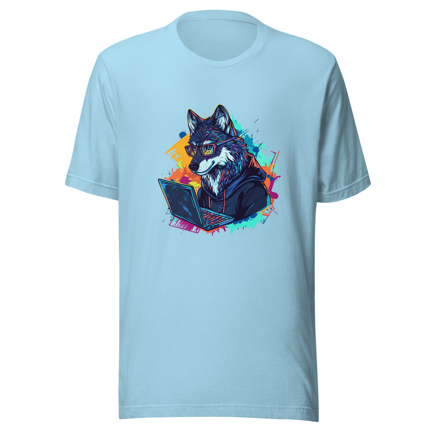 Unisex t-shirt "Wolf of Code Street"