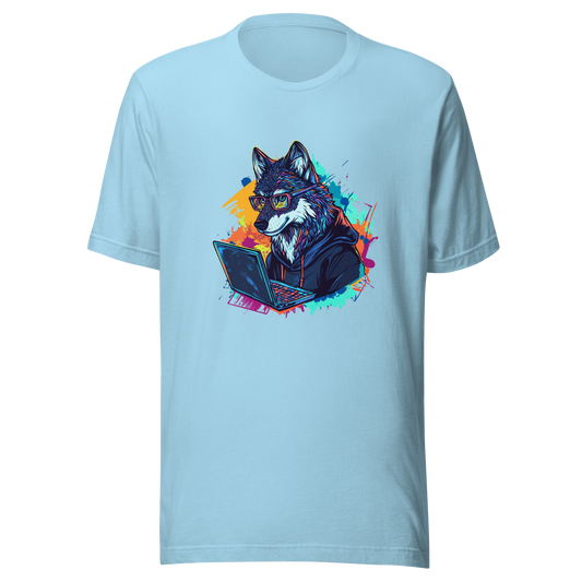 Unisex t-shirt "Wolf of Code Street"