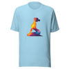 Unisex t-shirt "Yoga's Celestial Stretch" - Radiant Art of Radiant Group
