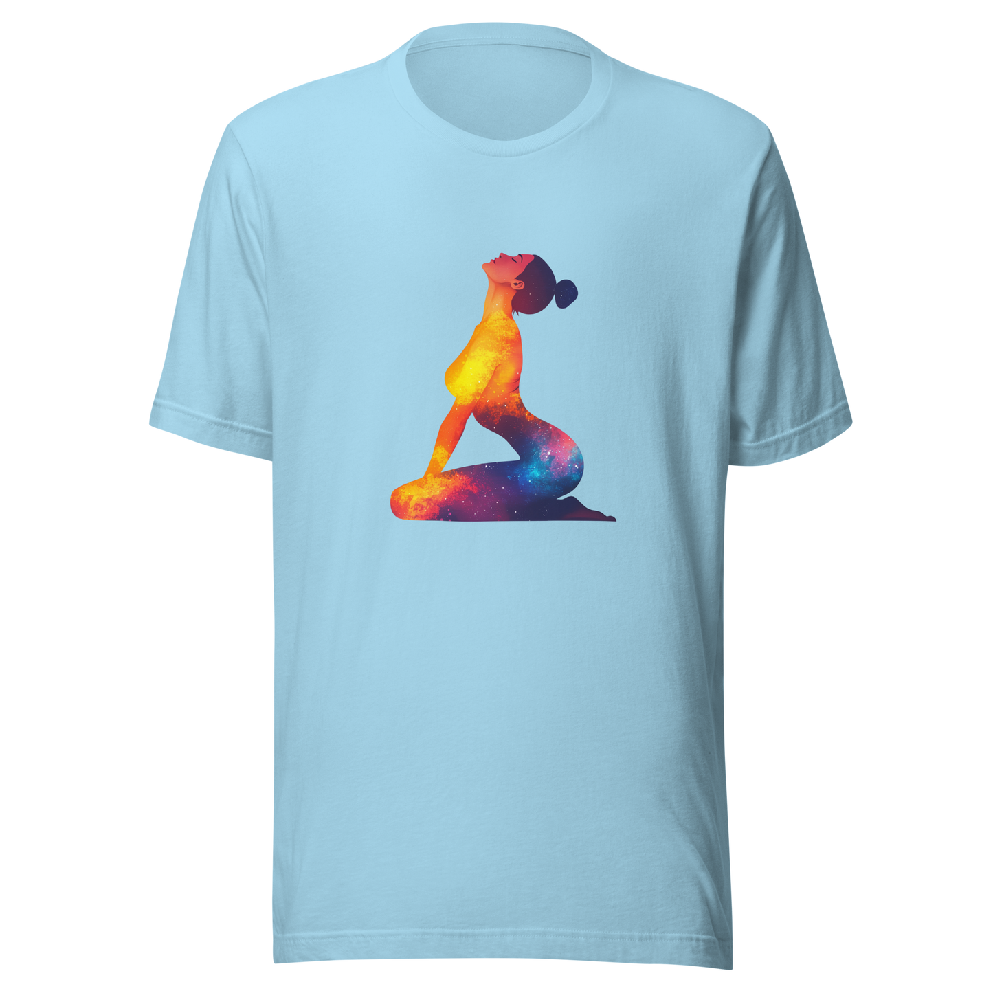 Unisex t-shirt "Yoga's Celestial Stretch"