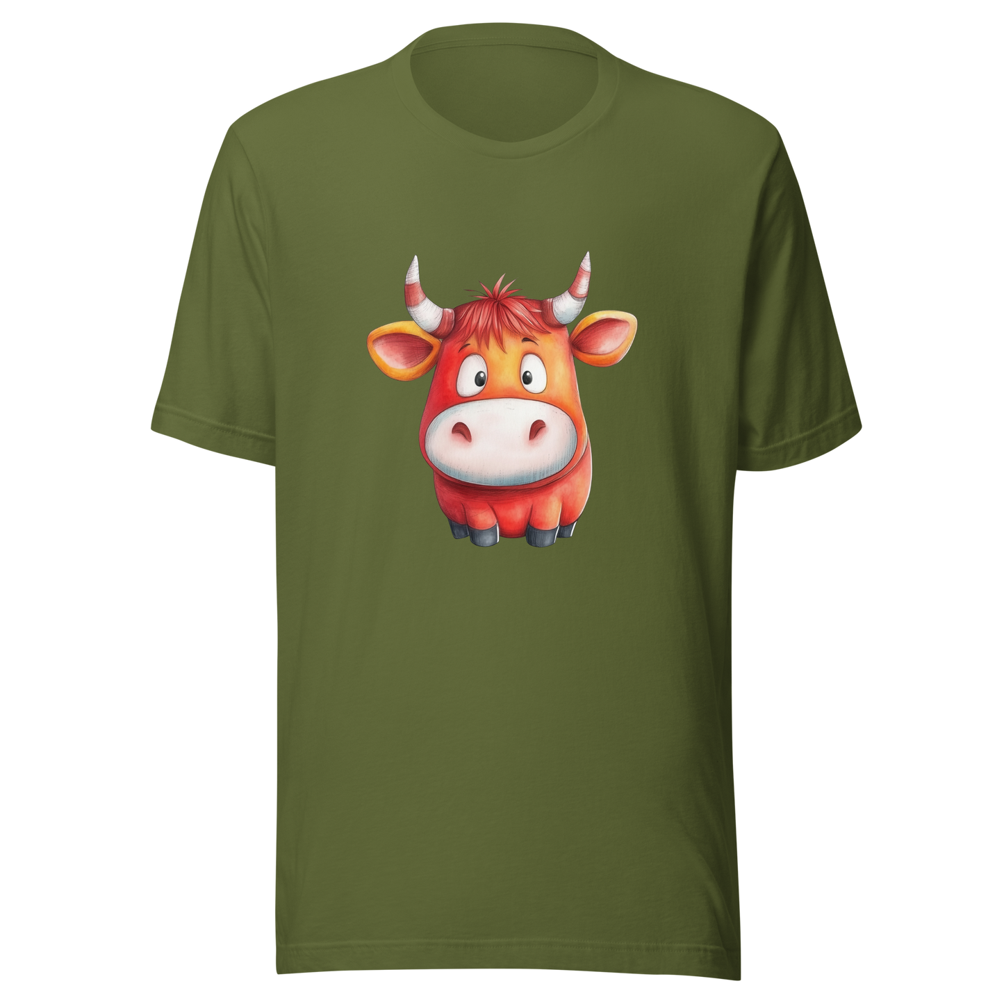 Unisex t-shirt "Moo-d Lifter: The Adorable Cow Tee"
