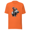 Unisex Novelty Hippo Graphic T-Shirt with Colorful Beanie - Radiant Art of Radiant Group