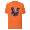 "Kaleidoscope Canine: Colorful Dog Portrait" Unisex T-Shirt - Radiant Art of Radiant Group