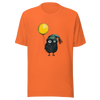 Unisex t-shirt Birdie with Benefits: Balloon and Beanie - Radiant Art of Radiant Group