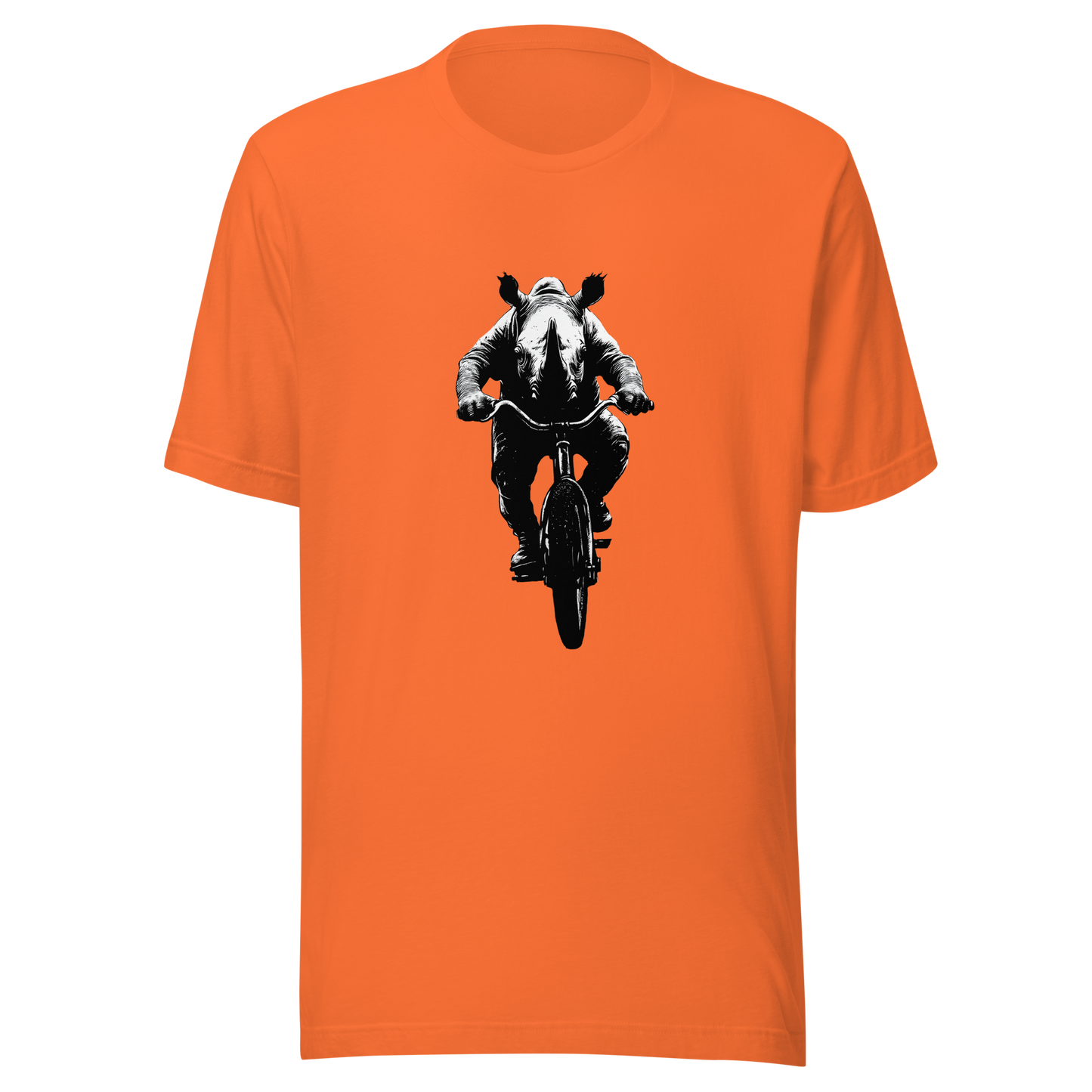 Unisex t-shirt "Pedal Like a Rhino"