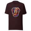 Unisex t-shirt "Kaleidoscopic Canine: A Spectrum of Colors" - Radiant Art of Radiant Group