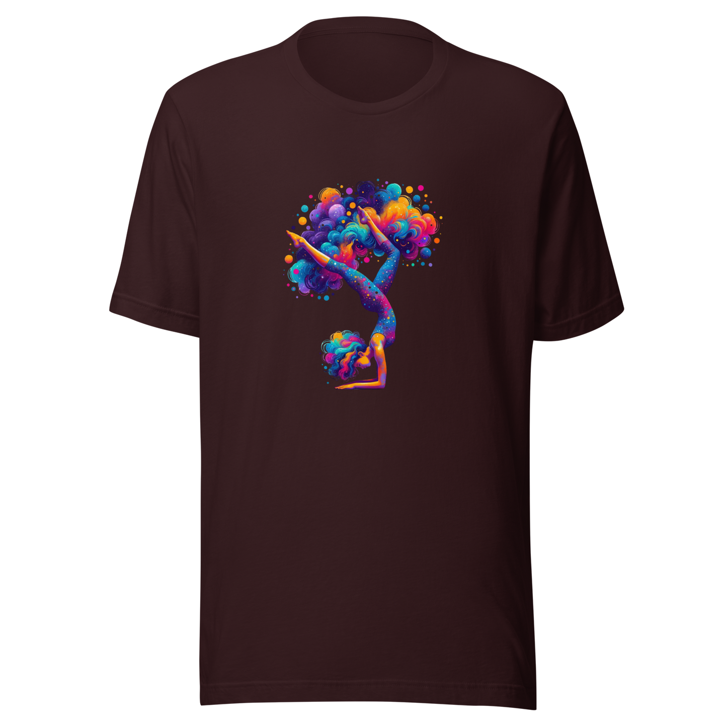 Unisex Graphic t-shirt "Stellar Asana: Cosmic Yoga Pose"