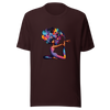 Unisex t-shirt "Galactic Serenity: Yoga Pose with Cosmic Tree" - Radiant Art of Radiant Group