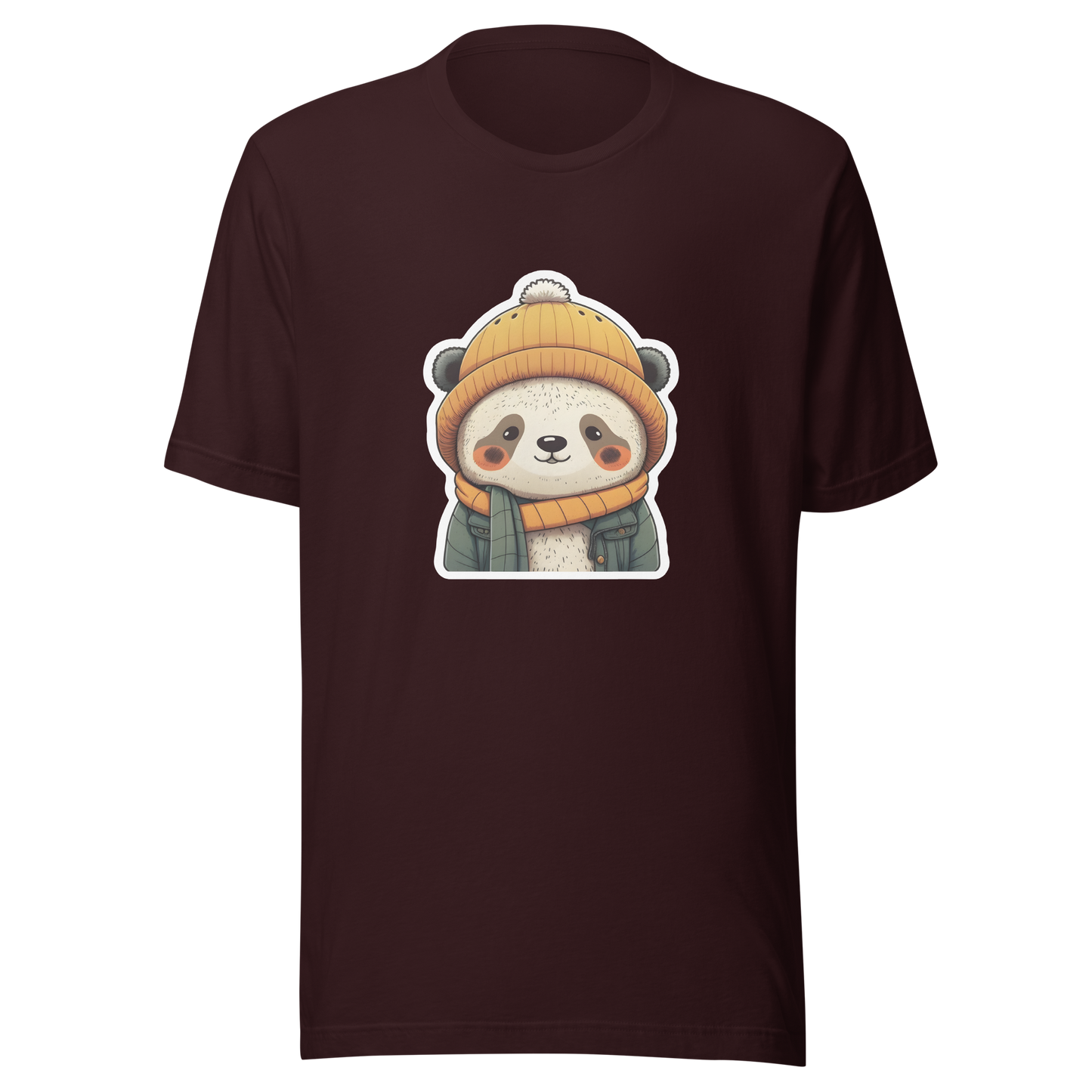 Unisex t-shirt with sweet panda