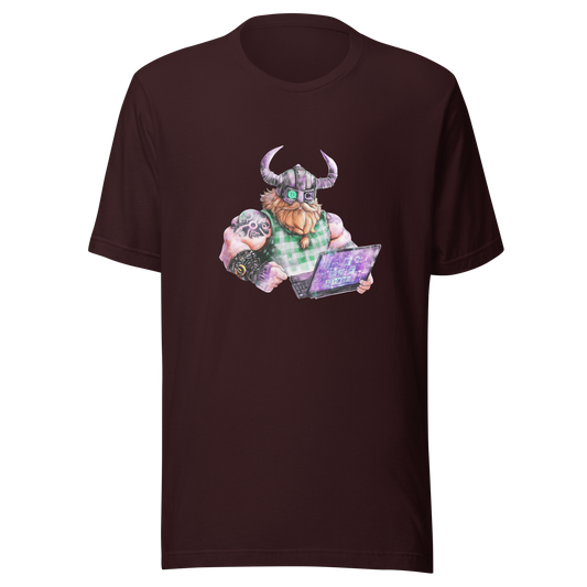 Unisex t-shirt "Code Like a Viking"