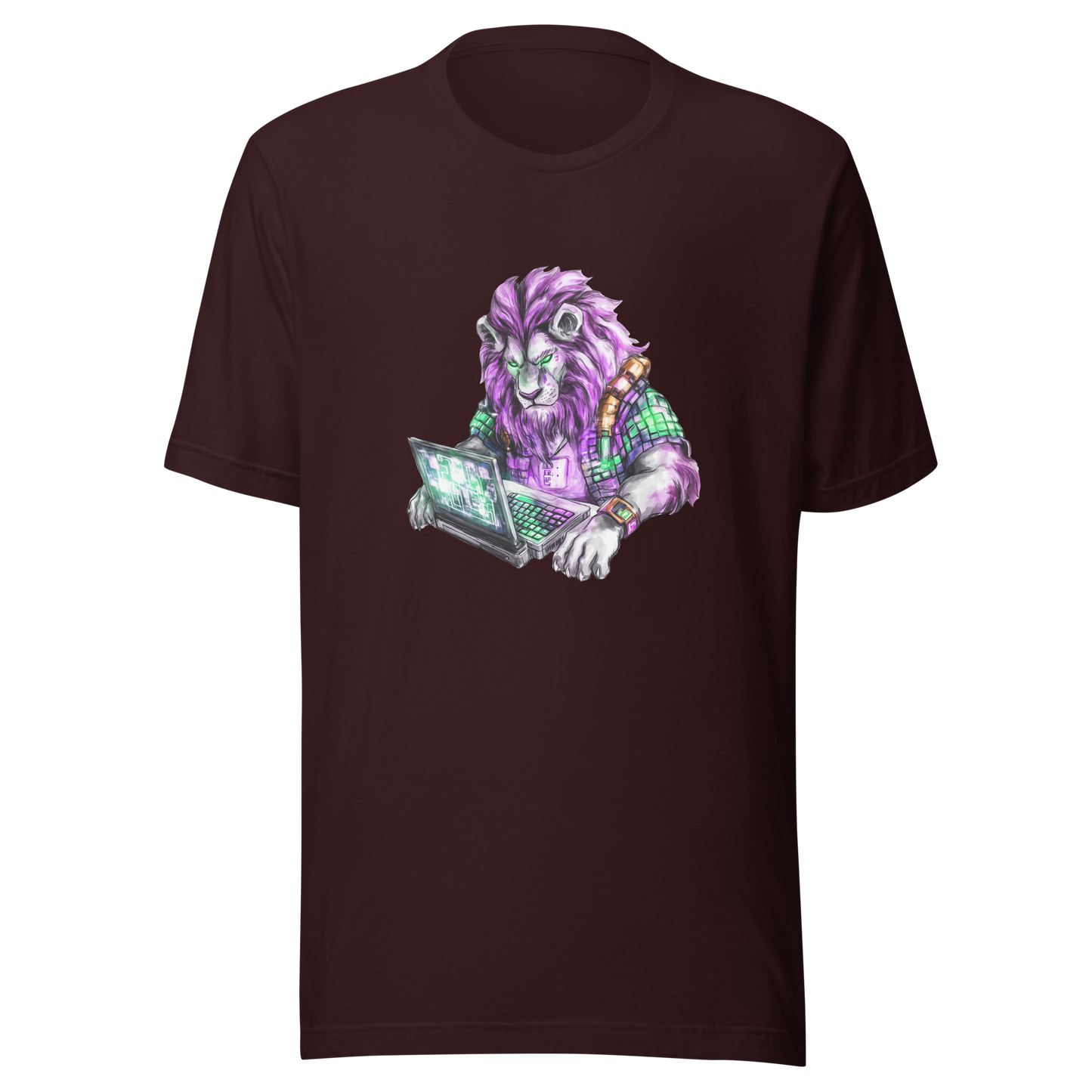 Unisex t-shirt "Lion Coder"