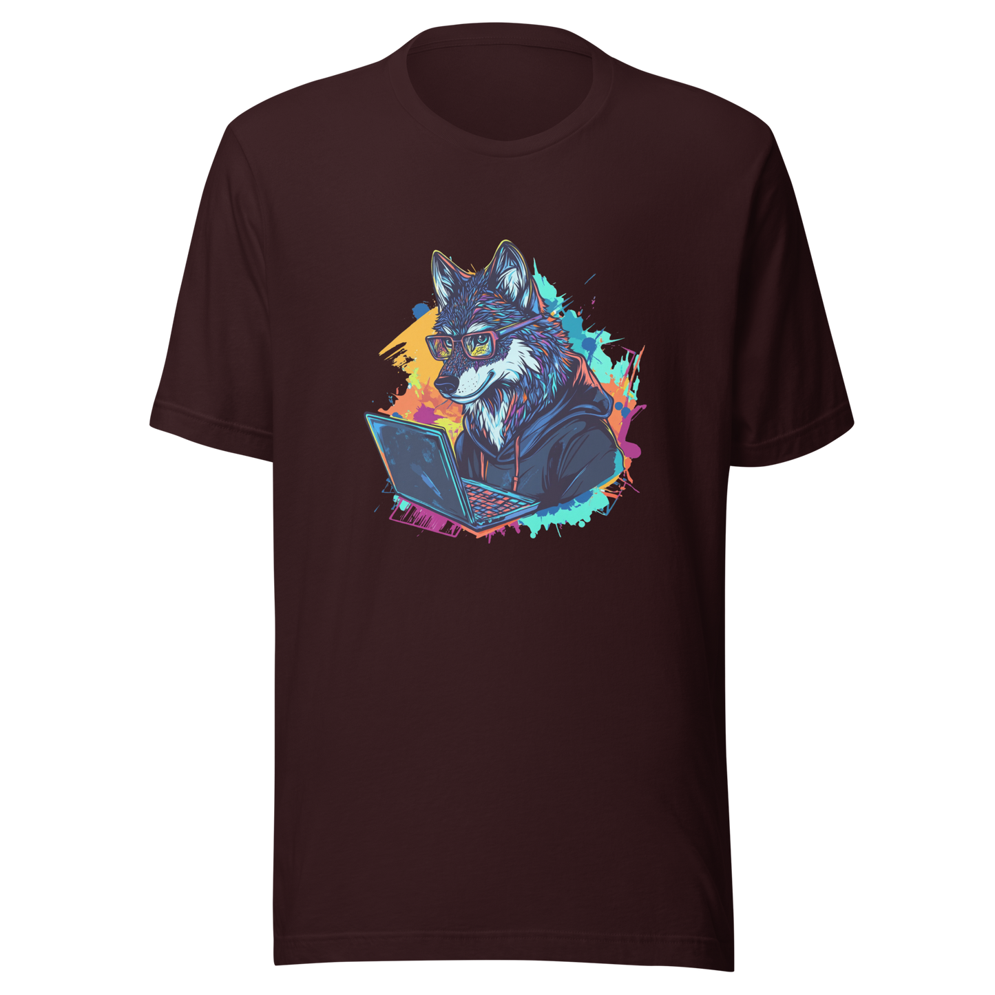 Unisex t-shirt "Wolf of Code Street"