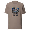 Unisex t-shirt with blue zebra - Radiant Art of Radiant Group