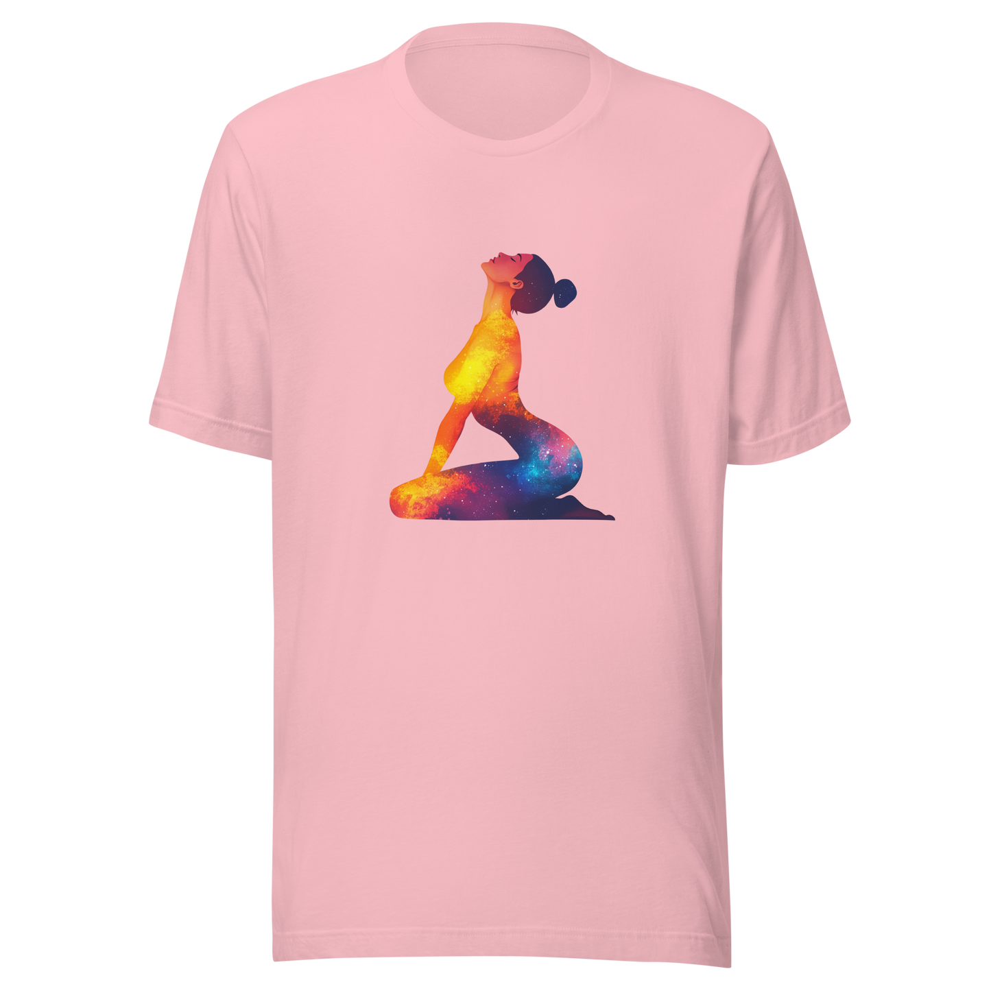Unisex t-shirt "Yoga's Celestial Stretch"
