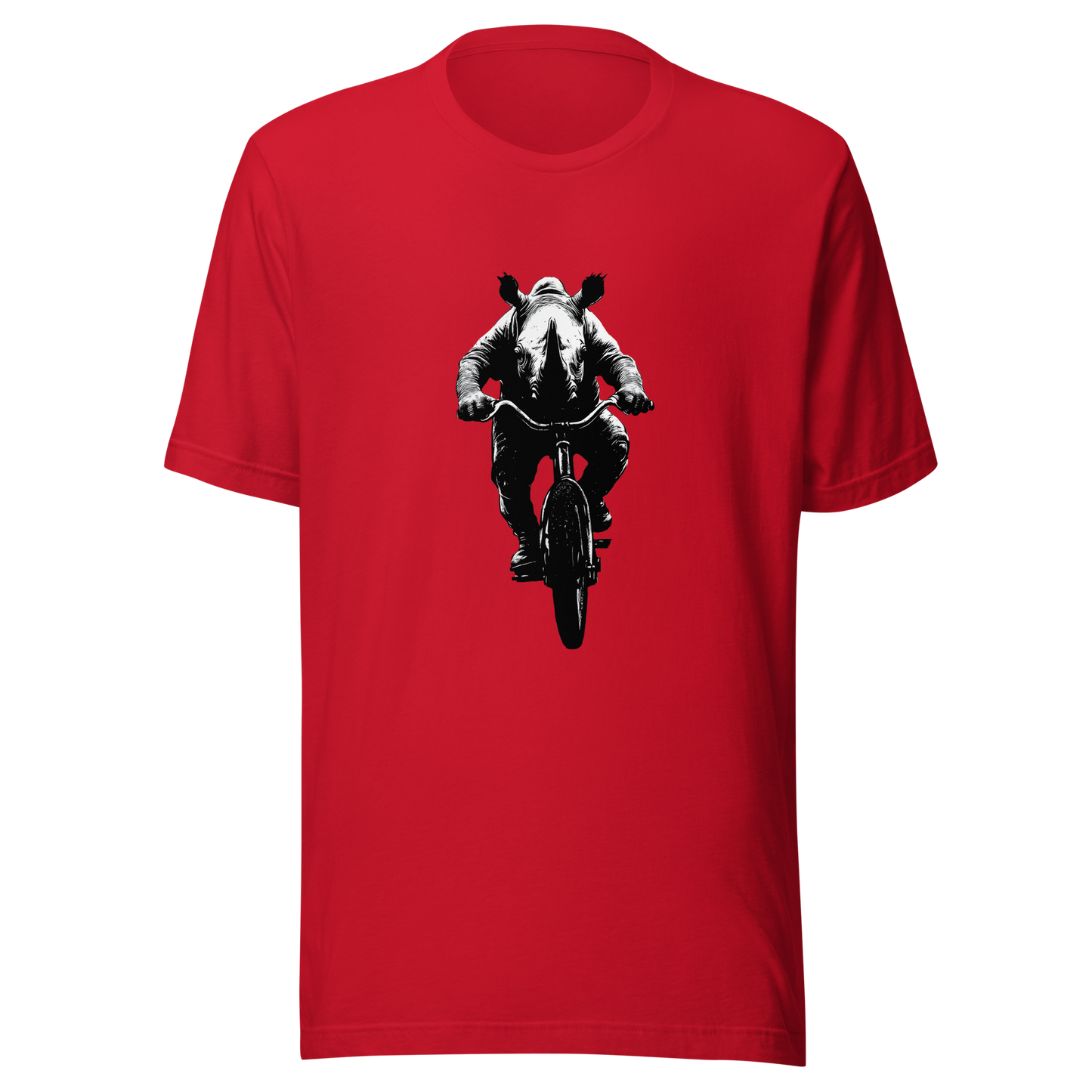 Unisex t-shirt "Pedal Like a Rhino"