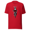 Unisex t-shirt "Rabbit on a bicycle" - Radiant Art of Radiant Group