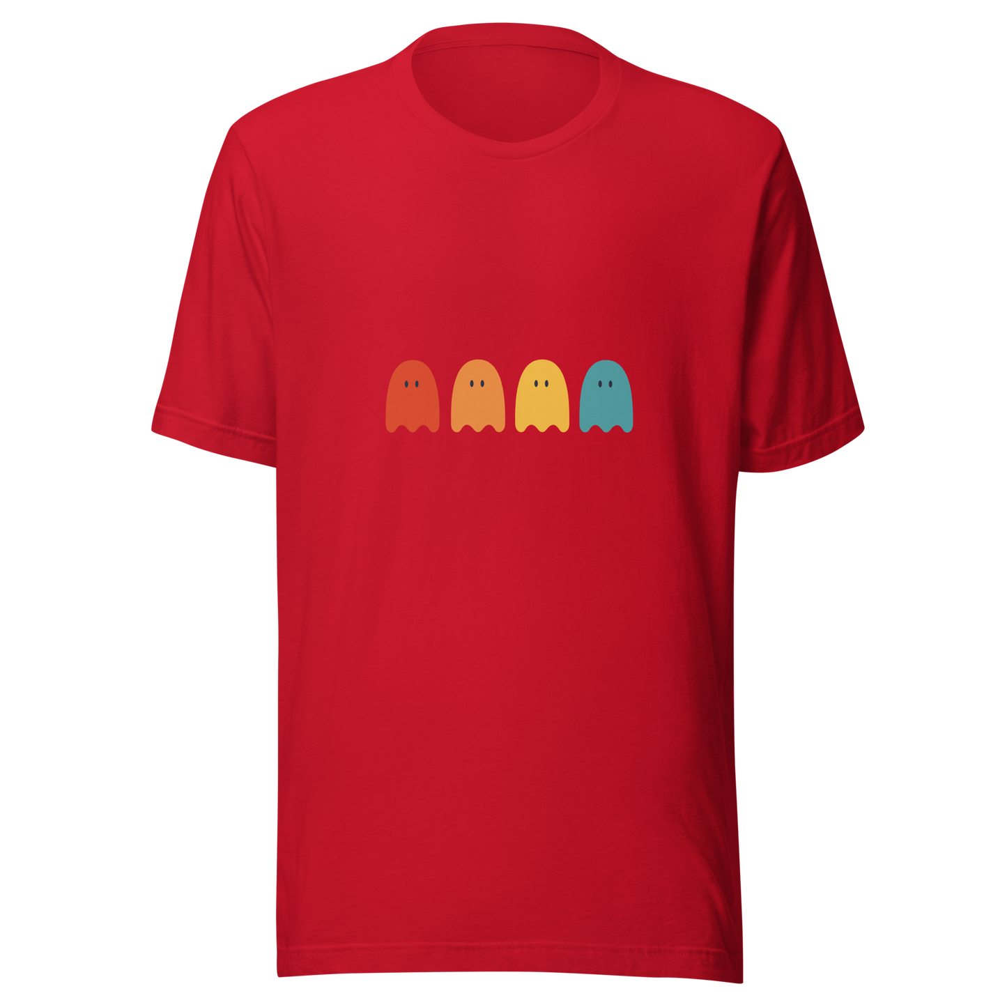 Unisex t-shirt "Ghostly Vibes: Minimalist Halloween Spirits"