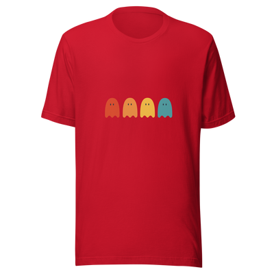 Unisex t-shirt "Ghostly Vibes: Minimalist Halloween Spirits" - Radiant Art of Radiant Group