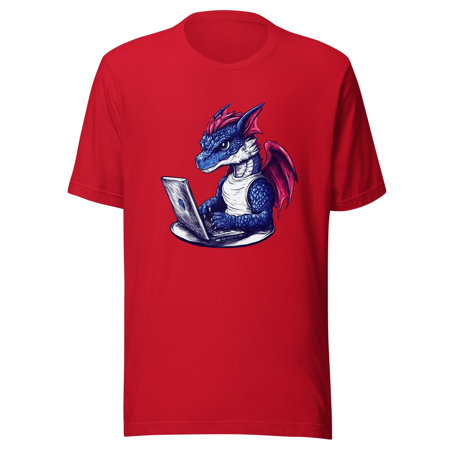 Unisex t-shirt  "Code Like a Dragon, Conquer Like a Legend"