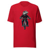 Alligator T-shirt, Crocodile on Bicycle Tee, Cool Croc on Bike