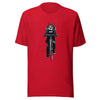 Lion on Bicycle T-Shirt, Cool Cycling T-Shirt, Bold Moves Only