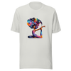 Unisex t-shirt "Galactic Serenity: Yoga Pose with Cosmic Tree" - Radiant Art of Radiant Group