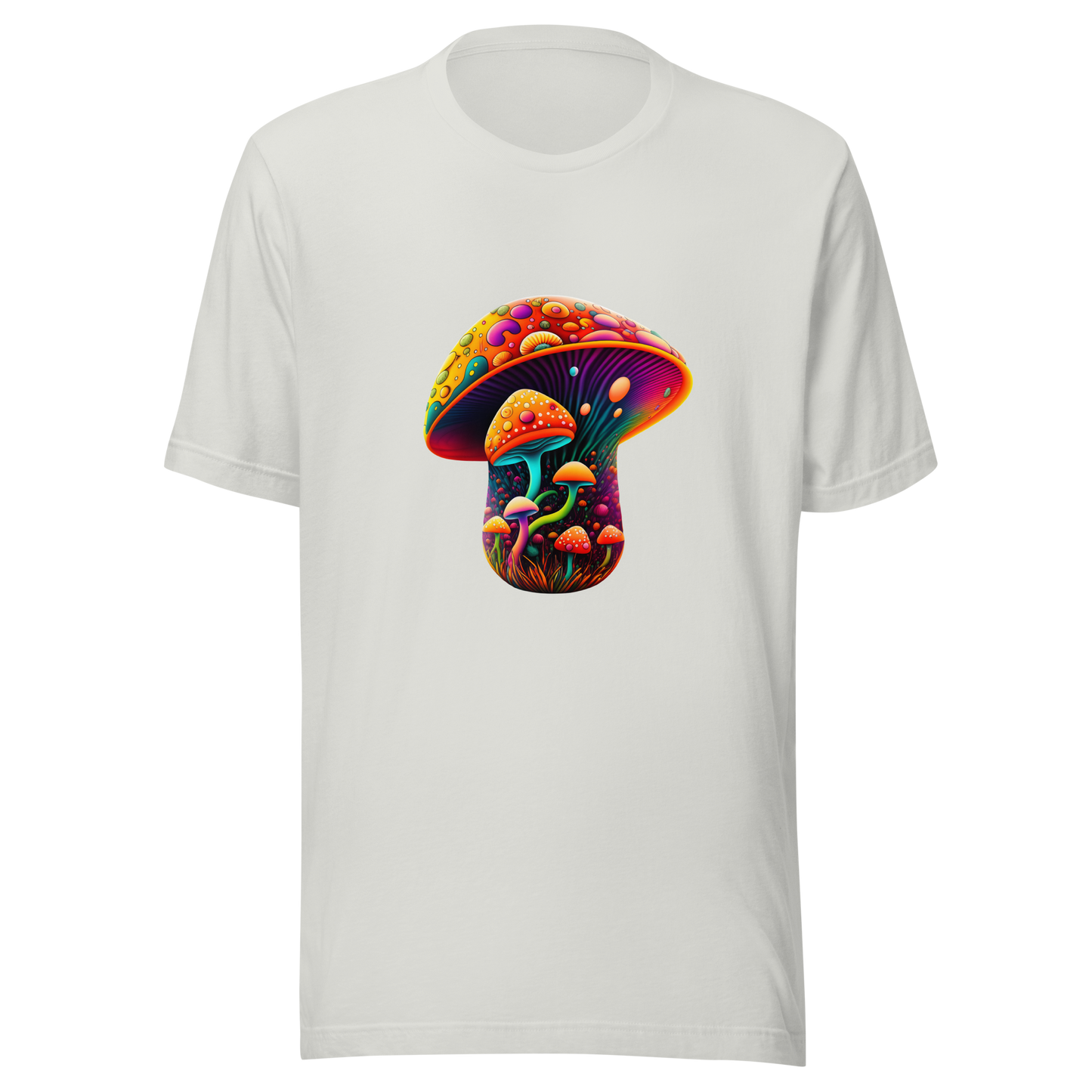Unisex t-shirt with fantasy mushroom