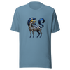 Unisex t-shirt with blue zebra - Radiant Art of Radiant Group
