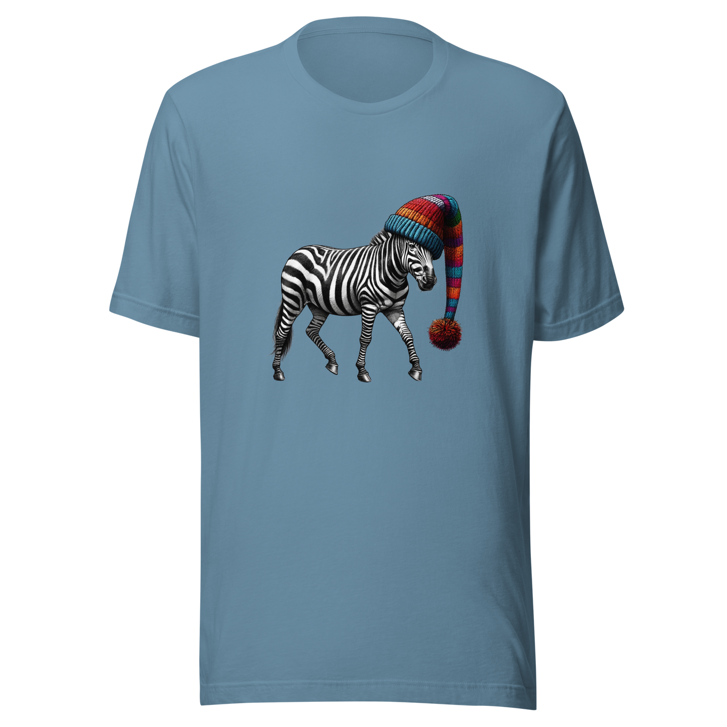 Unisex t-shirt - zebra in the hat