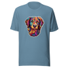 Unisex t-shirt "Kaleidoscopic Canine: A Spectrum of Colors" - Radiant Art of Radiant Group