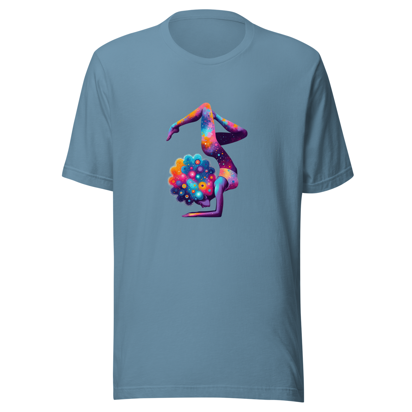 Unisex t-shirt "Cosmic Yoga: Nebula Pose"