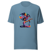 Unisex t-shirt "Galactic Serenity: Yoga Pose with Cosmic Tree" - Radiant Art of Radiant Group