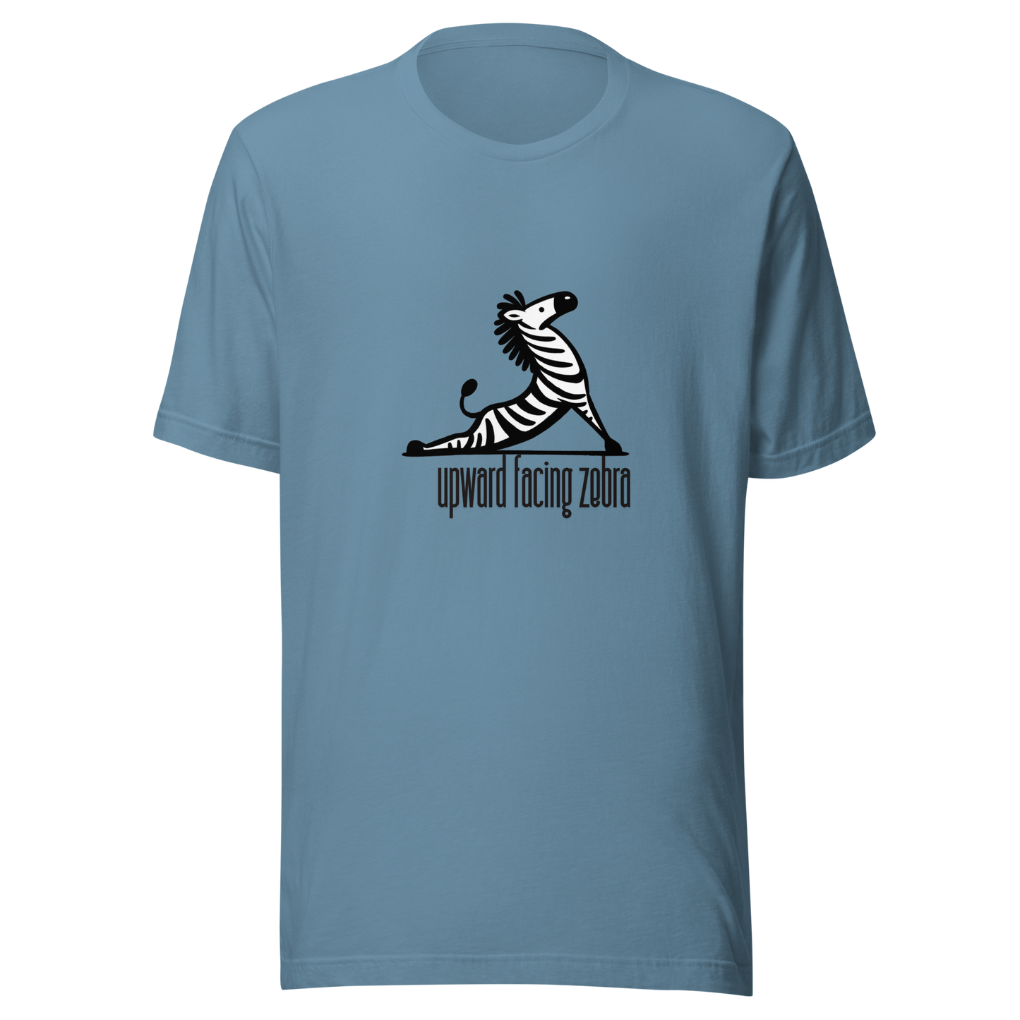 Unisex t-shirt Upward facing Zebra