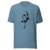 Unisex t-shirt with skeleton doing a handstand - Radiant Art of Radiant Group