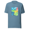 Unisex t-shirt "Crinkle Canvas: Art in a New Dimension" - Radiant Art of Radiant Group
