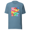 Unisex t-shirt "A Burst of Color" - Radiant Art of Radiant Group
