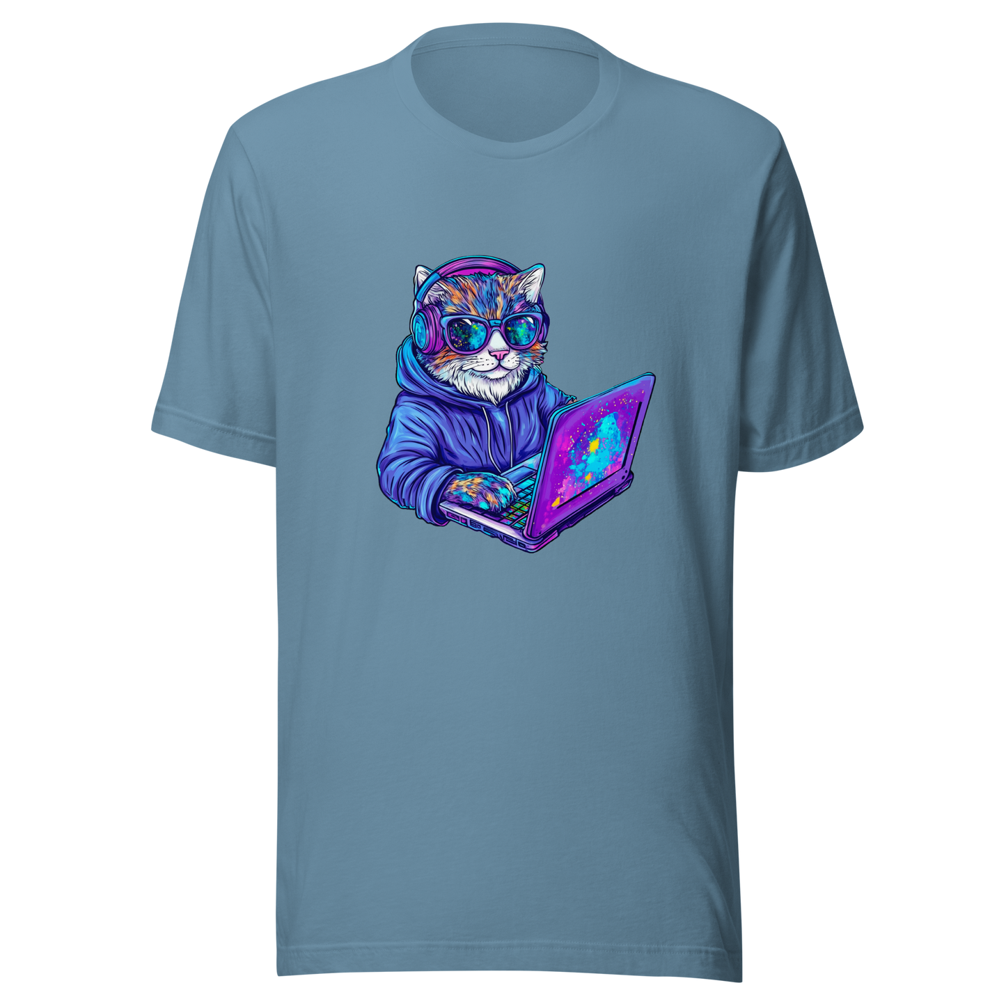 Unisex t-shirt "The Coder Cat"