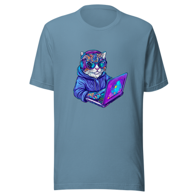 Unisex t-shirt "The Coder Cat" - Radiant Art of Radiant Group