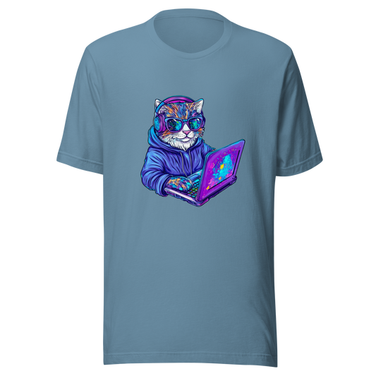 Unisex t-shirt "The Coder Cat"