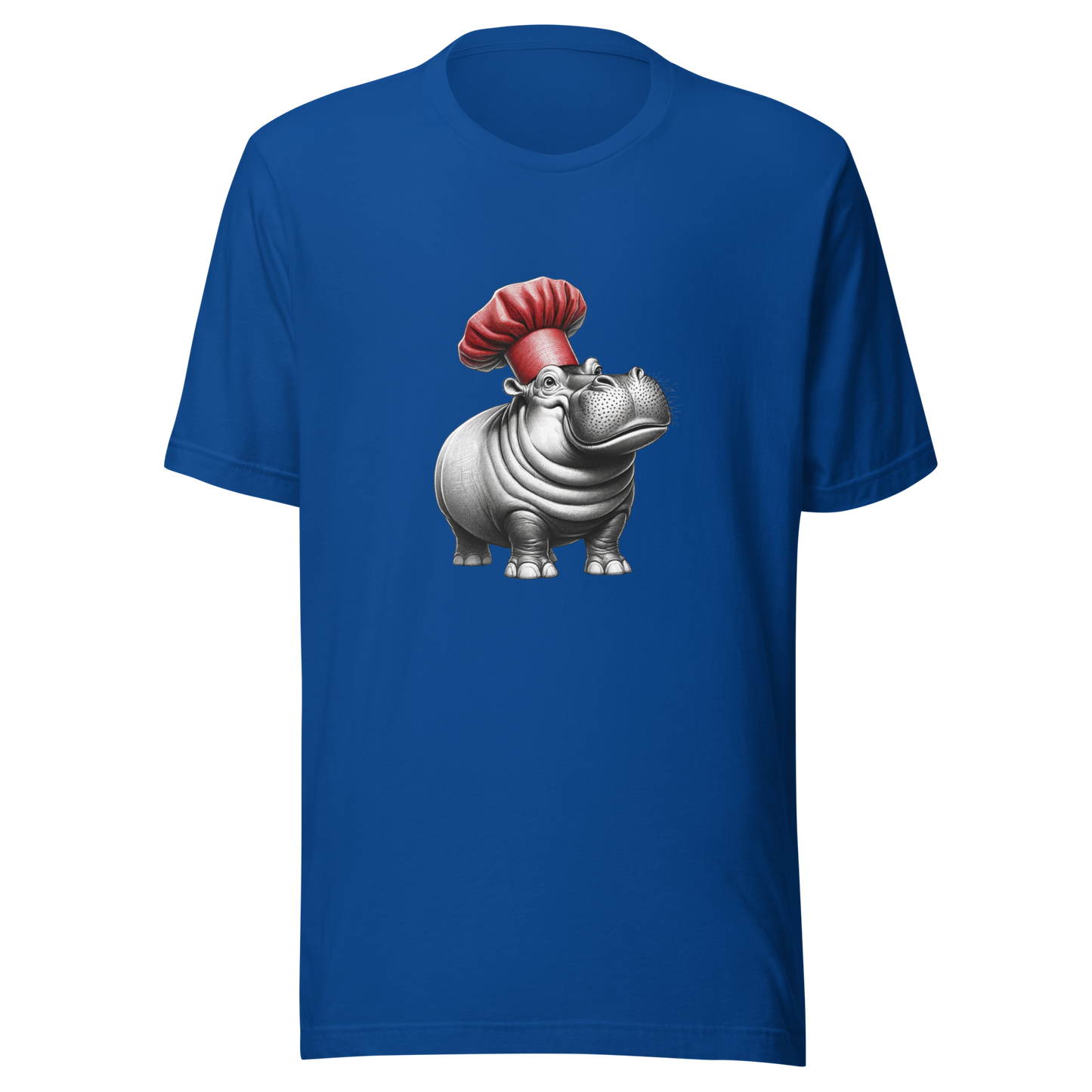 "Hippo Chef: Culinary Comedian" Unisex Graphic T-Shirt