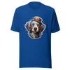 Unisex t-shirt "Top Hat Pooch: Distinguished Dog Portrait" - Radiant Art of Radiant Group