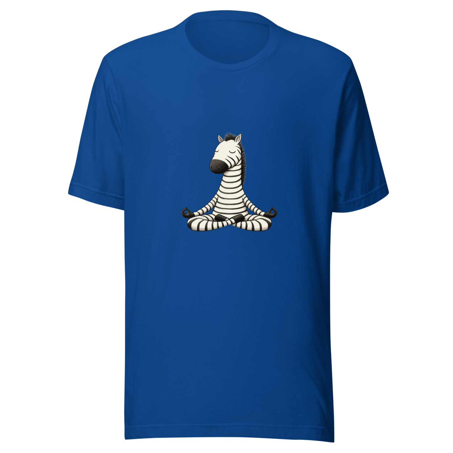 Unisex t-shirt Zen yoga Zebra