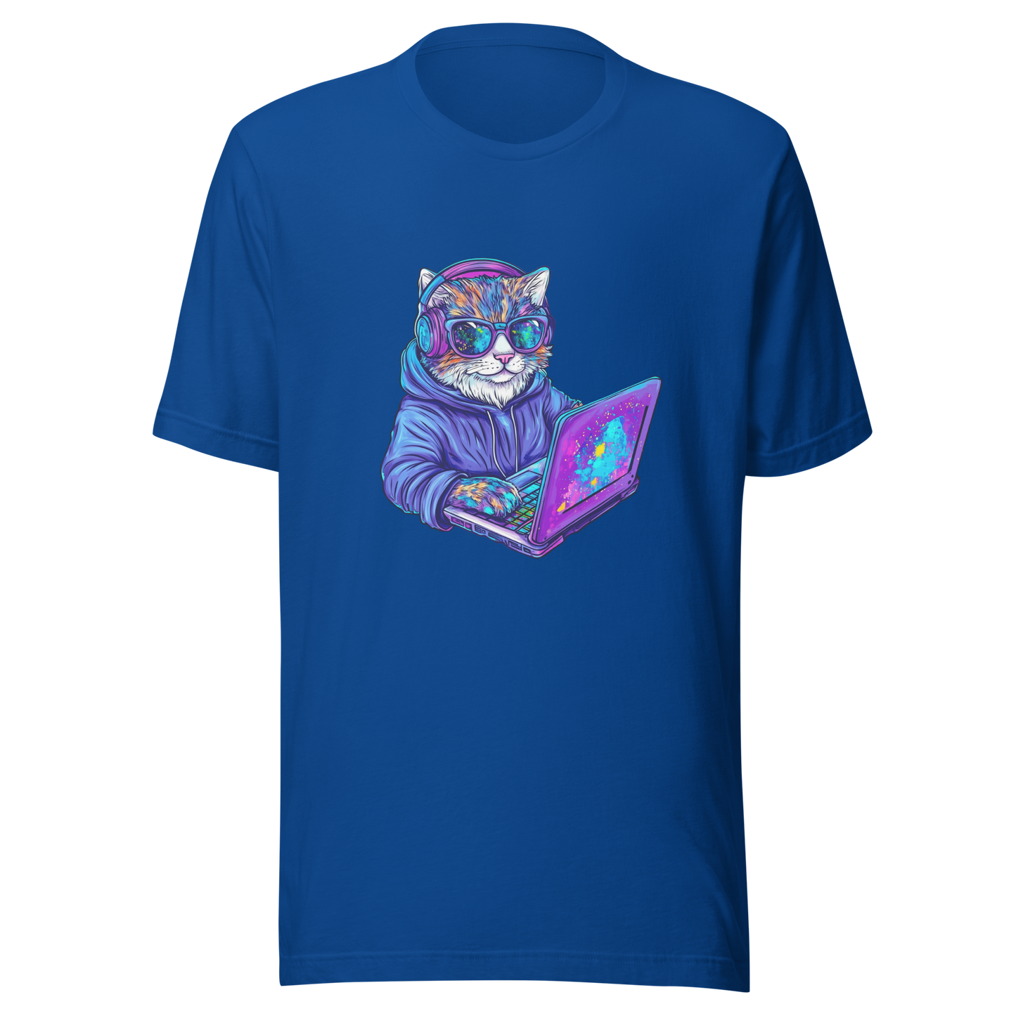 Unisex t-shirt "The Coder Cat"