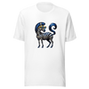 Unisex t-shirt with blue zebra - Radiant Art of Radiant Group