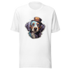 Unisex t-shirt "Top Hat Pooch: Distinguished Dog Portrait" - Radiant Art of Radiant Group