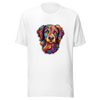 Unisex t-shirt "Kaleidoscopic Canine: A Spectrum of Colors" - Radiant Art of Radiant Group