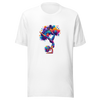 Unisex Graphic t-shirt "Stellar Asana: Cosmic Yoga Pose" - Radiant Art of Radiant Group