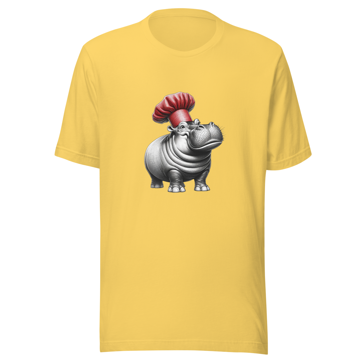 "Hippo Chef: Culinary Comedian" Unisex Graphic T-Shirt