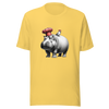 "Hippo and Canary Chefs: A Culinary Pair" Graphic Unisex T-Shirt - Radiant Art of Radiant Group