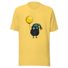 Unisex t-shirt Birdie with Benefits: Balloon and Beanie - Radiant Art of Radiant Group